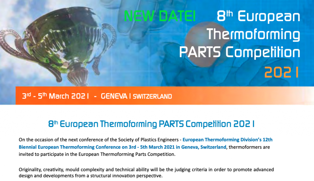 Parts Competition 2021 news header